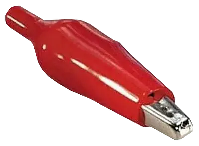 PINZA COCODRILO FASCY JR-2332 43MM ROJO 12PZS