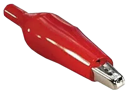 PINZA COCODRILO FASCY JR-2332 43MM ROJO 12PZS