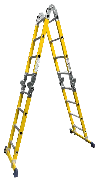ESCALERA DE FIBRA DE VIDRIO ARTICULADA