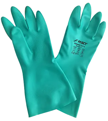 GUANTE FASCY NITRILO VERDE 13"