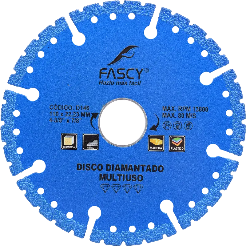 DISCO DIAMANTADO MULTIUSO