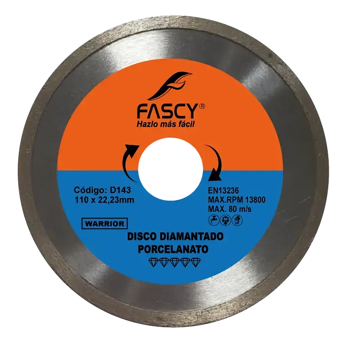 DISCO DIAMANTADO PORCELANATO WARRIOR