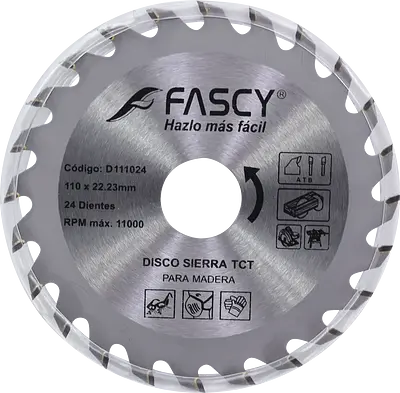DISCO SIERRA TCT MADERA 