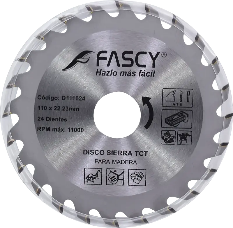 DISCO SIERRA TCT MADERA 