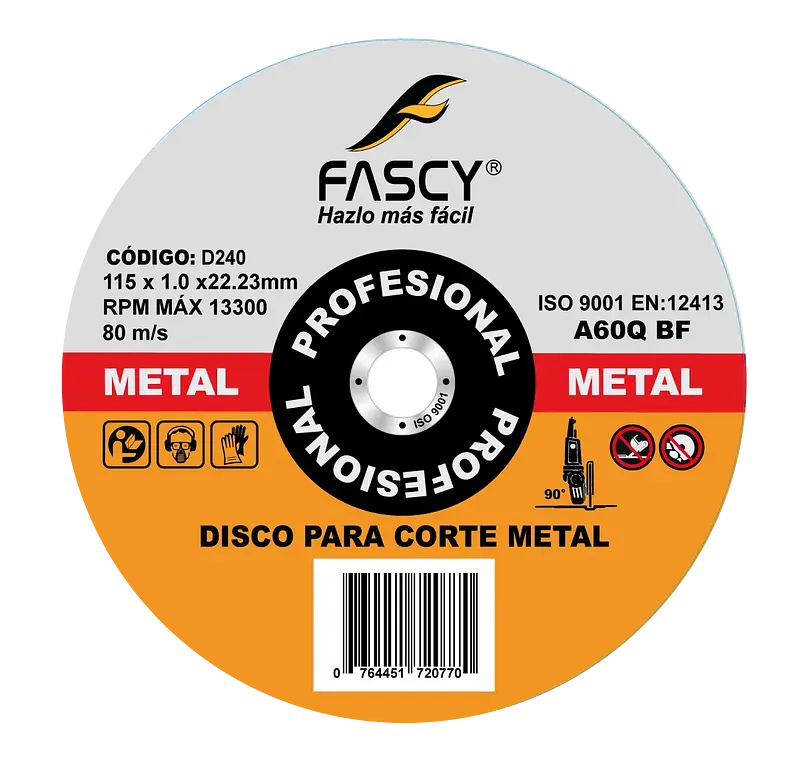 DISCO CORTE METAL FASCY