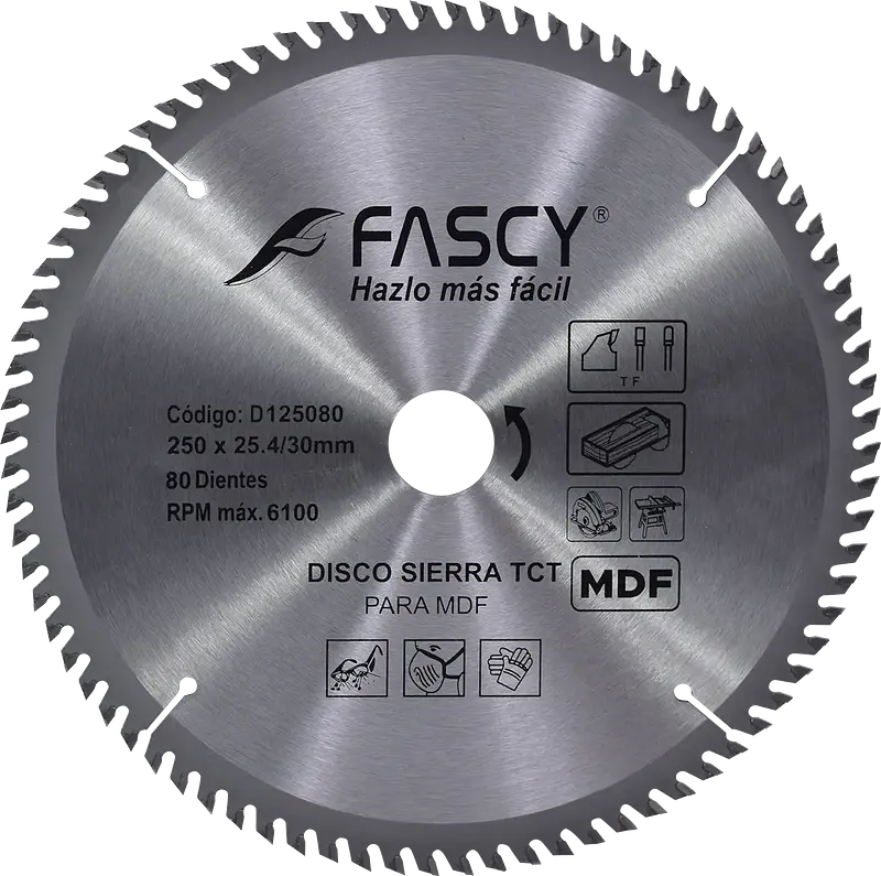 DISCO SIERRA TCT MDF 250MM