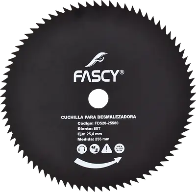 CUCHILLA PARA DESMALEZADORA 255MM 40T