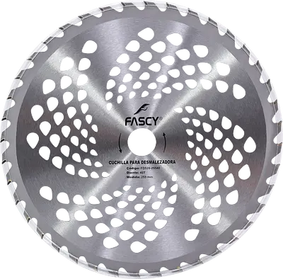 CUCHILLA PARA DESMALEZADORA TCT 255MM 40T