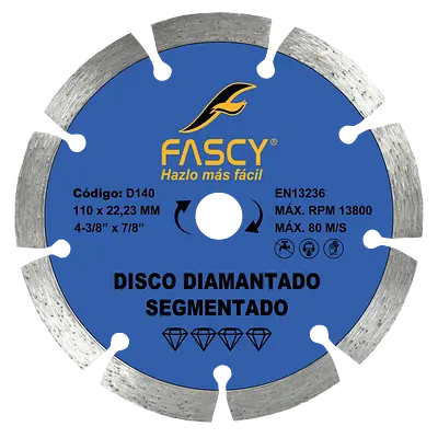 DISCO DIAMANTADO SEGMENTADO 110MM FAIRMAX