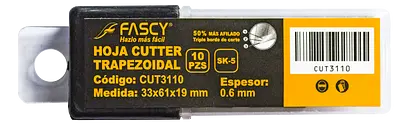HOJA DE CUTTER TRAPEZOIDAL CUT3110