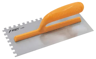 LLANA DE ACERO MANGO PLÁSTICO