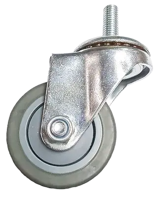 RUEDA GRIS ROSCA GIRATORIA