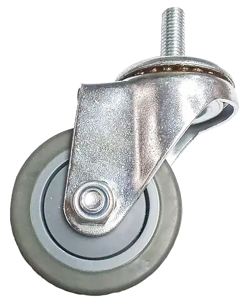 RUEDA GRIS ROSCA GIRATORIA