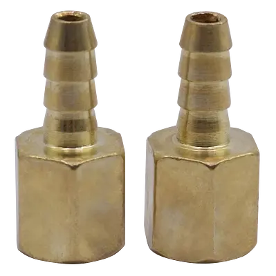 ADAPTADOR MANGUERA HEMBRA FASCY AC13082 1/4" NPT 8MM DORADO 2PZS